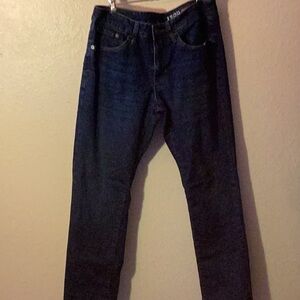 Like new IZOD comfort stretchstraight fit men’s dark blue jeans size 32x30